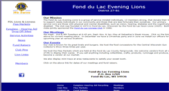 Desktop Screenshot of fonddulaclions.org